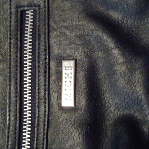 🏍black MICHE FAUX leather Bag - Picture 3 of 8